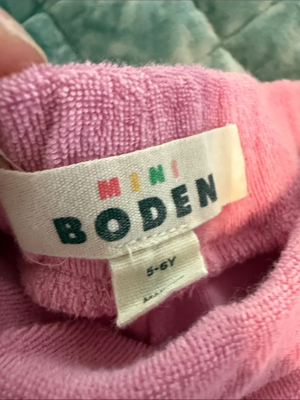 Mini Boden toweling set